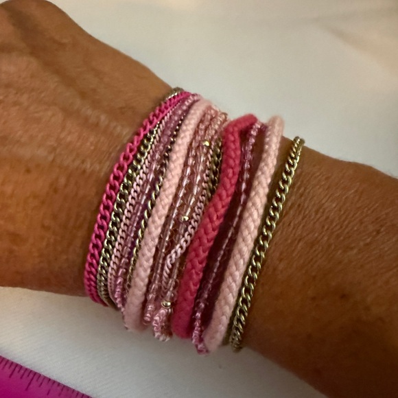 Multicolor Chain Bracelet Set - Picture 4 of 4